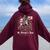 St Georges Day Outfit Idea For & Novelty English Flag Women Oversized Hoodie Back Print Maroon