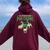 St Patrick's Day Parade Of Pug Crawl Dog Lovers Pug Mom Dad Women Oversized Hoodie Back Print Maroon