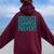 Stop The Violence Sexual Assault Awareness Groovy Educate Women Oversized Hoodie Back Print Maroon
