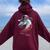 Talk Derby To Me Horse Racing Lover Derby Day Women Oversized Hoodie Back Print Maroon