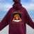 Taurus Queens Are Born In April 20 May 20 Women Oversized Hoodie Back Print Maroon