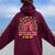 Teaching 2Nd Grade On Twosday 2-22-22 2022 Twos Day Teacher Women Oversized Hoodie Back Print Maroon