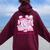Testing Day Rock The Test Motivational For Teacher Student Women Oversized Hoodie Back Print Maroon