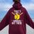 That's My Granddaughter Out There Softball Grandpa Grandma Women Oversized Hoodie Back Print Maroon