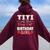 Titi Of The Berry First Birthday Girl Sweet Strawberry Bday Women Oversized Hoodie Back Print Maroon