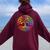 Tree Life Rainbow Lgbt Cool Gay Pride Flag Ally Fun Women Oversized Hoodie Back Print Maroon