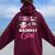 Uncle Of The Birthday Girl Family Matching Farm Cow Women Oversized Hoodie Back Print Maroon