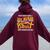 Never Underestimate A Icu Nurse Who Does All Things Women Oversized Hoodie Back Print Maroon