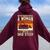 Never Underestimate A Woman With A Skid Sr Construction Women Oversized Hoodie Back Print Maroon