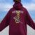 Vintage Vietnam Pride Vietnamese Mom & Baby I Love Vietnam Women Oversized Hoodie Back Print Maroon