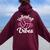 Volleyball Vibes Volleyball For Girls Ns Women Women Oversized Hoodie Back Print Maroon