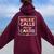 Walkie Calls Are My Cardio Groovy Special Education Teacher Women Oversized Hoodie Back Print Maroon