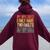 My Wife Says I Only Have Two Faults Husband Women Oversized Hoodie Back Print Maroon