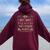 They Didn't Burn Witches They Burned Feminist Witch Women Oversized Hoodie Back Print Maroon