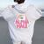 Alpha Male Unicorn Rainbow Ironic Sarcastic Humor Women Oversized Hoodie Back Print White