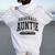 Baseball Auntie Matching Aunt Loud Proud Family Player Game Women Oversized Hoodie Back Print White