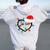 Christmas Lights Lab Tech Nurse Costume Christmas 2020 Women Oversized Hoodie Back Print White