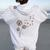 Dachshund Weiner Dog Dandelion Flower Weenie Mama Women Women Oversized Hoodie Back Print White
