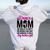 Dance Mom Dancing Mom Of A Dancer Mama Dance Mother Women Oversized Hoodie Back Print White