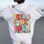 Field Day Bruh Groovy Saying Field Day 2024 Teacher Women Oversized Hoodie Back Print White