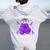 Fight Lupus Purple Awareness Ribbon Lupus Fighter Men Women Oversized Hoodie Back Print White