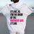 It's Me Hi I'm The Mom Of The Birthday Girl It's Me Party Women Oversized Hoodie Back Print White