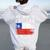 My Mom Is Chilean Nothing Scares Me Vintage Chilean Flag Women Oversized Hoodie Back Print White