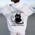 My Nice Button Is Out Of Order Owl Black Women Oversized Hoodie Back Print White