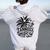 Retro Tanned And Tipsy Beach Summer Vacation Women Oversized Hoodie Back Print White