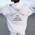Uplifting Positive Message 'Travel Is Fatal To Prejudice' Women Oversized Hoodie Back Print White