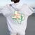 Vintage Texas Home State Map Pride Cactus Texan Retro Rodeo Women Oversized Hoodie Back Print White