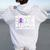 I Wear Purple For Lupus Awareness Month Lupus Support Women Oversized Hoodie Back Print White
