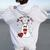 Will You Be My Boo Ghost Boujee Valentines Day Girls Women Oversized Hoodie Back Print White