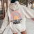 0Jvn Mother Baby Nurse Rainbow Postpartum Nursing Life Women Oversized Hoodie Back Print Sand