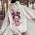 5Th Grade Graduation Little Miss 5Th Grade Grad 2024 Women Oversized Hoodie Back Print Sand