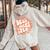 Best Mama Ever Strong Vintage Women Oversized Hoodie Back Print Sand