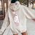 Be My Boo Valentine Valentines Day Costume Women Oversized Hoodie Back Print Sand