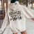 Boy And Girl Mama Mom Of Two Mommy Mother's Day Women Women Oversized Hoodie Back Print Sand
