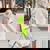 Coquette Bows With Pickle Cute Coquette Girl Pickle Lover Women Oversized Hoodie Back Print Sand