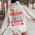 Cousin Of The Berry Sweet One Birthday Strawberry Girl Women Oversized Hoodie Back Print Sand