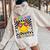 Field Day 2024 First Grade Fun Day Sunglasses Field Trip Women Oversized Hoodie Back Print Sand