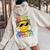 In My Field Trip Era Retro Groovy Teachers Field Day 2024 Women Oversized Hoodie Back Print Sand