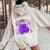 Fight Lupus Purple Awareness Ribbon Lupus Fighter Men Women Oversized Hoodie Back Print Sand