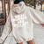 What Number Are They On Dance Mom Life Competition Women Oversized Hoodie Back Print Sand