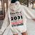 Graduation 2024 Future Class Of 2031 5Th Grade Women Oversized Hoodie Back Print Sand