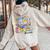 Groovy Happy Last Day Of School Para Life Women Oversized Hoodie Back Print Sand