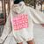 Howdy Southern Western Girl Country Rodeo Pink Cowgirl Women Women Oversized Hoodie Back Print Sand