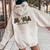 Mama Of The Birthday Boy One Lucky Duck 1St Birthday Party Women Oversized Hoodie Back Print Sand