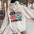 Mmm Donuts Donut Lover Girls Doughnut Squad Food Women Oversized Hoodie Back Print Sand