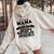 Proud Mama Class Of 2024 Graduate Matching Family Graduation Women Oversized Hoodie Back Print Sand